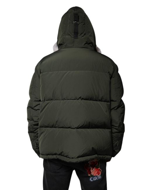 DSquared² Green Winter Jackets for men