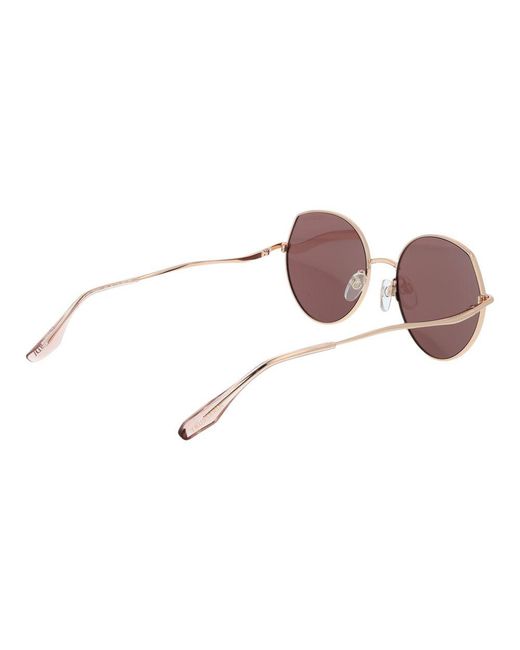 Trussardi Brown Metal Sunglasses