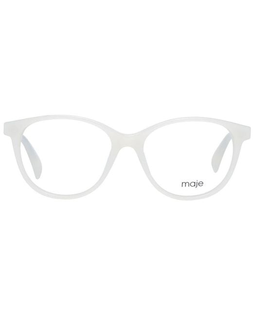 Maje White Cream Optical Frames