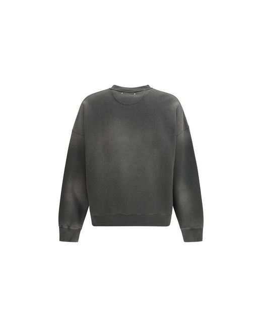 Golden Goose Deluxe Brand Gray Cotton Sweatshirt for men
