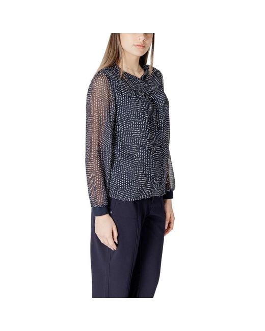 Street One Blue Polyester Shirt