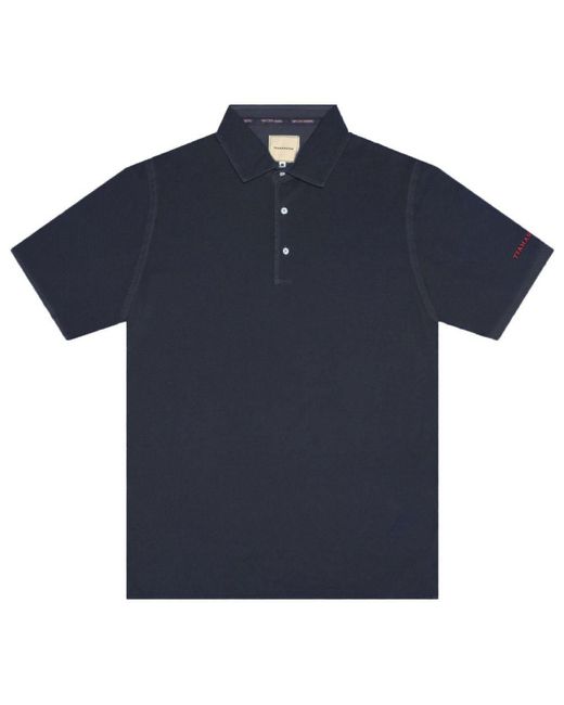 Tramarossa Blue Cotton Polo Shirt for men