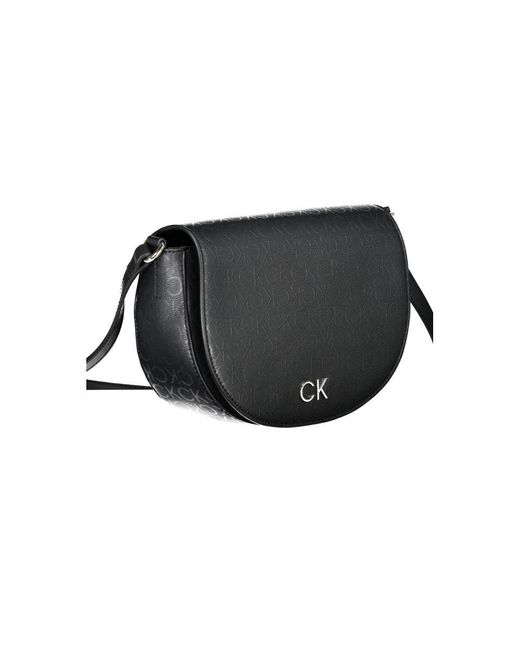 Calvin Klein Gray Polyurethane Shoulder Bag