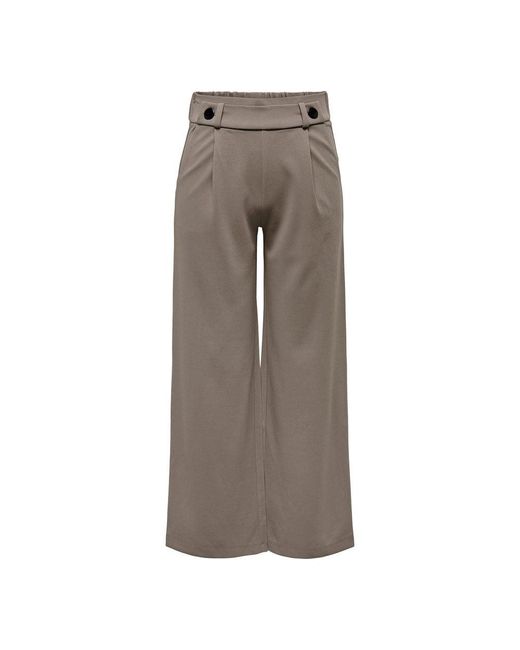 Jacqueline De Yong Brown Gray Polyester Jeans & Pant