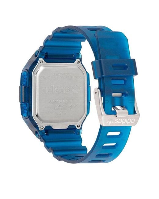 Adidas Blue Resin Watch for men