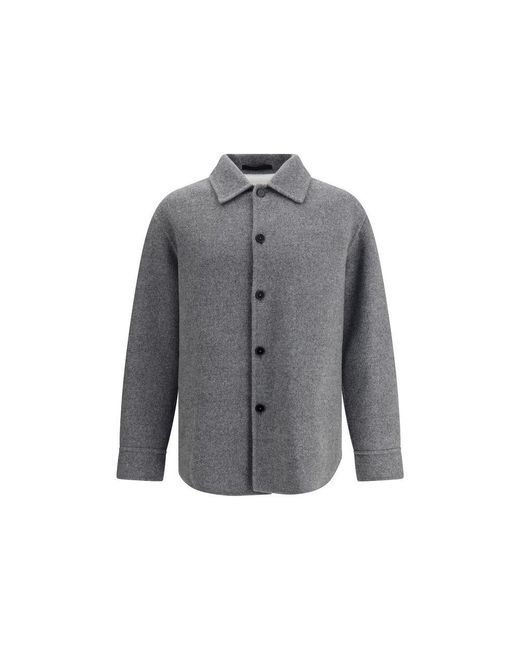 Jil Sander Gray Shirt Jacket for men