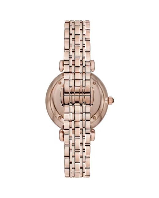 Emporio Armani Metallic Steel Quartz Watch