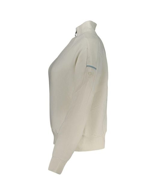 North Sails Gray Bianco Cotton Sweatshirt