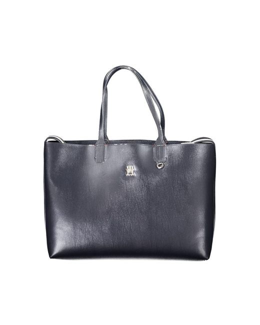 Tommy Hilfiger Blue Polyethylene Handbag