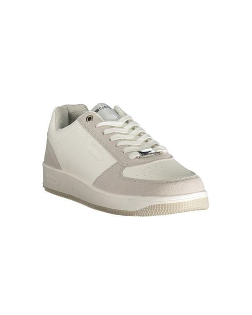Gas White Polyester Sneaker for men