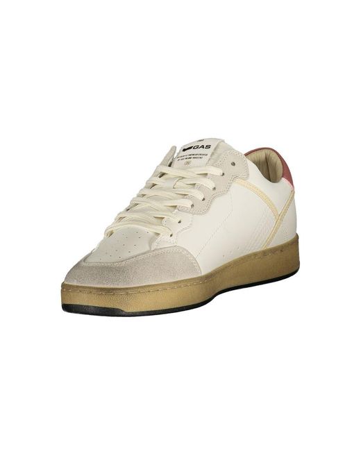Gas White Polyurethane Men Sneaker for men