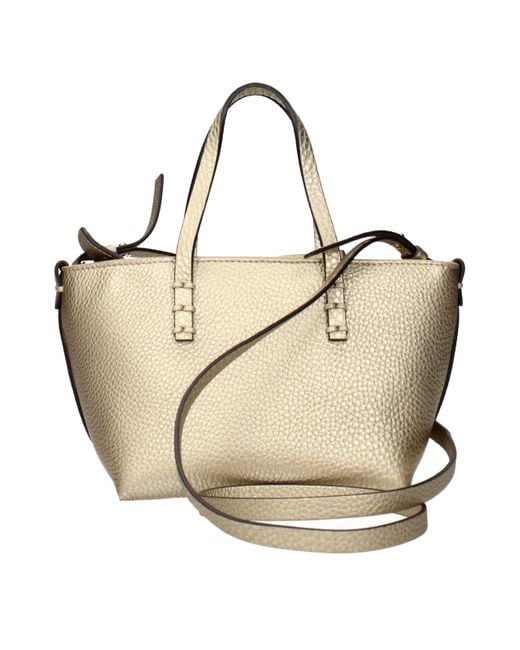 Fendi Natural Gold Leather Handbags