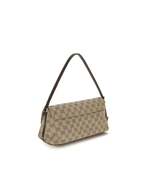 Gucci Multicolor Brown Polyester Shoulder Bag