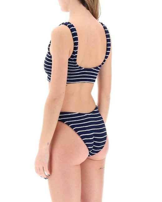 Hunza G Blue Hallie Bikini Set