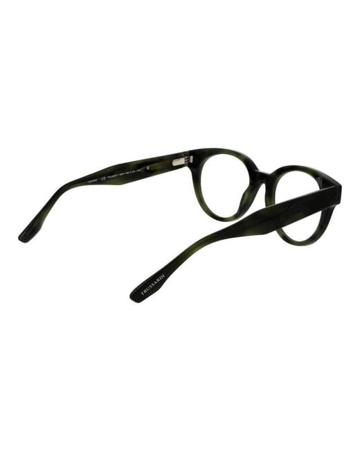 Trussardi Black Bicolor Acetate Glasses (frames)