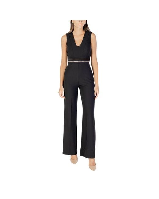 Rinascimento Black Polyester Jumpsuit