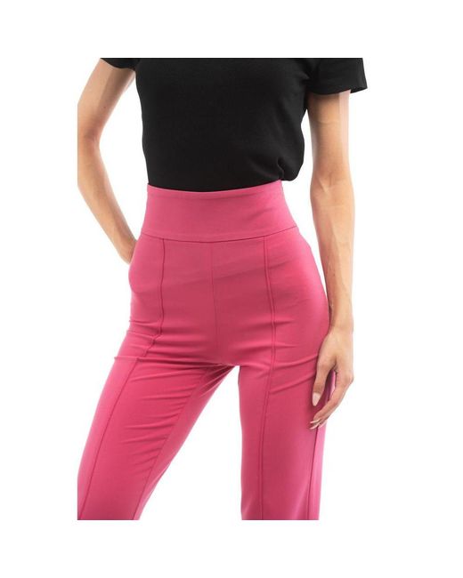 Patrizia Pepe Red Polyester Casual Pants