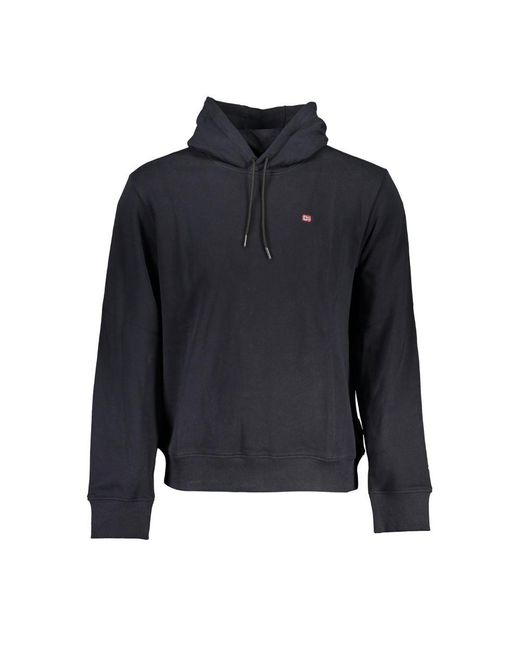 Napapijri Blue Cotton Sweater for men