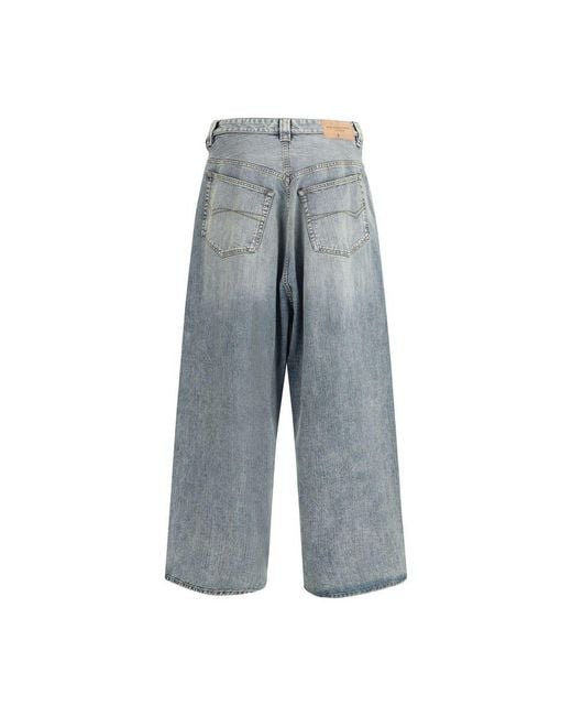 Balenciaga Blue Baggy Jeans for men
