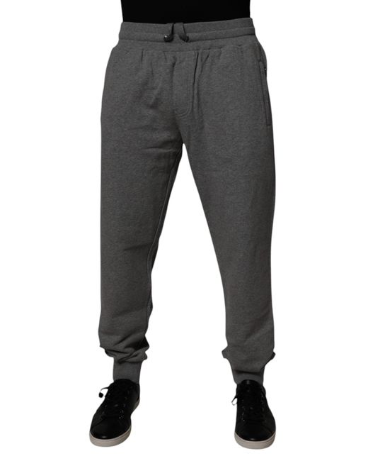 Dolce & Gabbana Gray Sweatpants Casual Comfortable for men