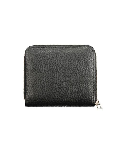 Guess Gray Black Polyurethane Wallet