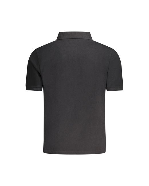 North Sails Black Cotton Polo Shirt for men