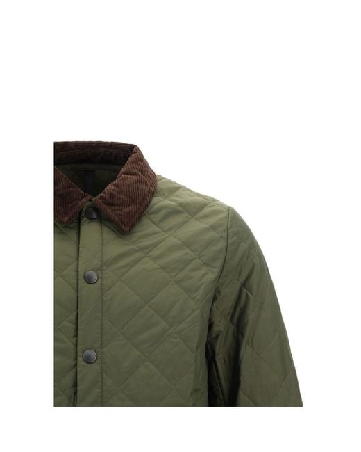 Barbour Green Heritage Quilt Jacket for men