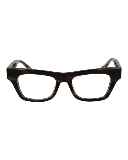 Trussardi Black Brown Acetate Glasses (frames)