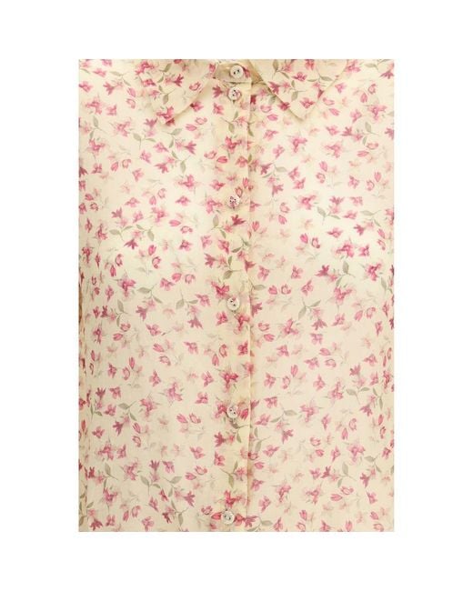 Kristina Ti Natural Multicolor Ramie Casual Dress