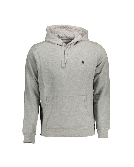 U.S. POLO ASSN. Gray U. S. Polo Assn. Cotton Sweater for men