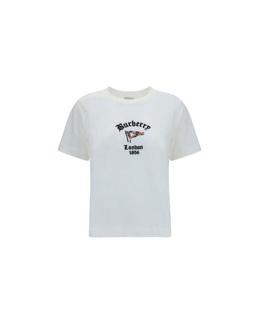 Burberry Blue White Cotton T