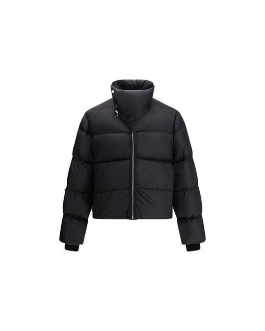 Rick Owens Black Padded Down Jacket for men