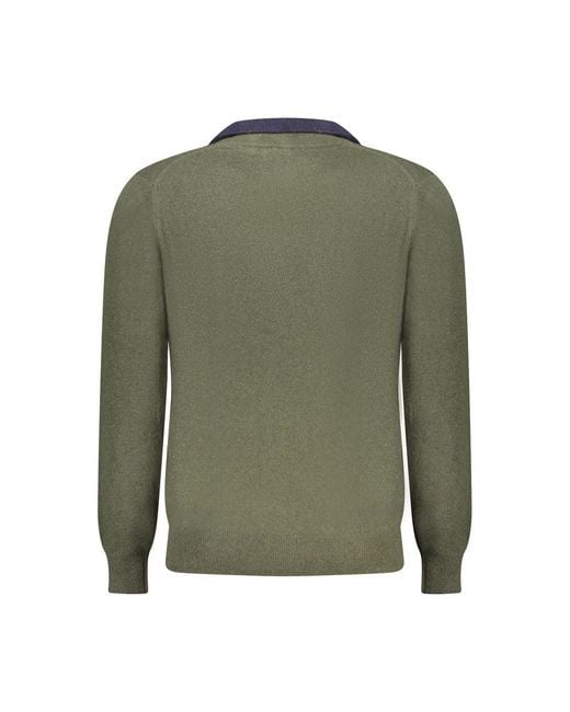 North Sails Green Cashmere Sweater for men