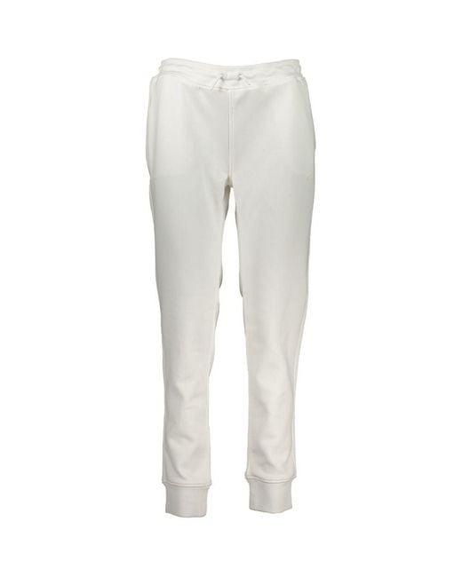 K-Way Gray White Polyester Pant - Xs