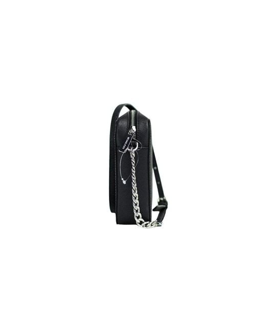 Michael Kors Black Leather Crossbody Bag