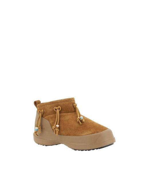 Moon Boot Brown Luna Low Ankle Boots
