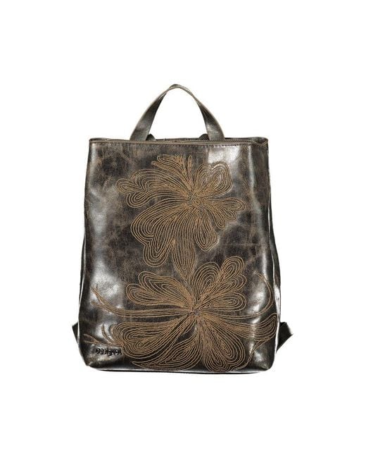 Desigual Brown Polyurethane Backpack