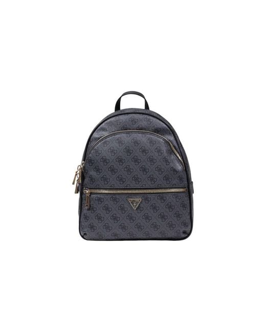 Guess Blue Gray Polyethylene Backpack