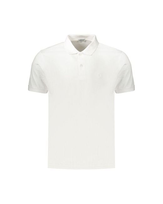 COVERI MOVING White Bianco Cotton Men's Polo for men