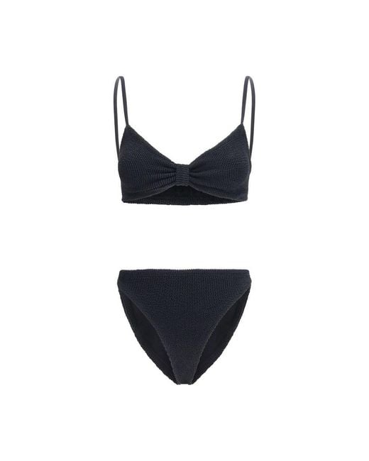 Hunza G Black Polyamide Bikini