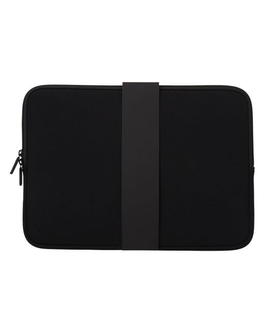 Gant Black Sleek Neoprene Laptop Sleeve for men