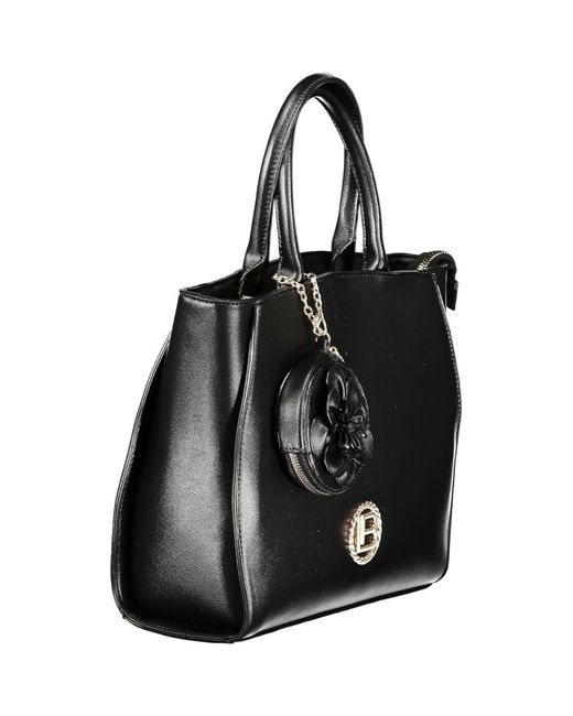 Laura Biagiotti Black Nero Pvc Handbag
