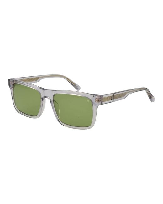Scotch & Soda Green Acetate Sunglasses for men