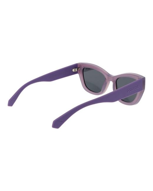 Polaroid Blue Purple Plastic Sunglasses