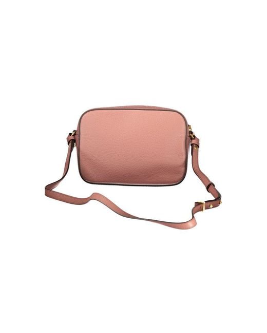 Coccinelle Pink Leather Handbag
