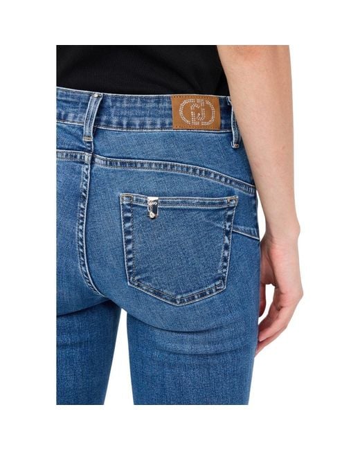Liu Jo Blue Cotton Bootcut Jeans