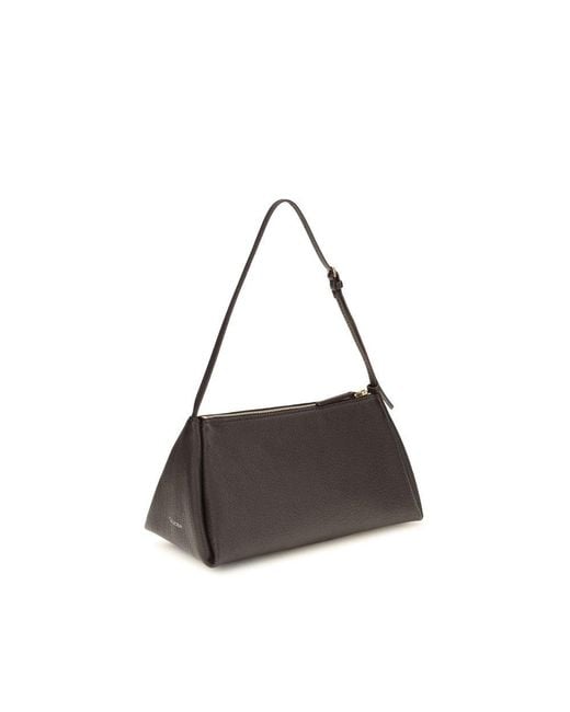 Calvin Klein Brown Calf Leather Bos Taurus Handbag
