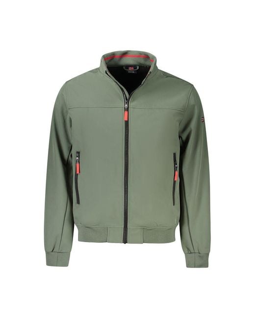 Norway 1963 Green Polyester Jacket for men