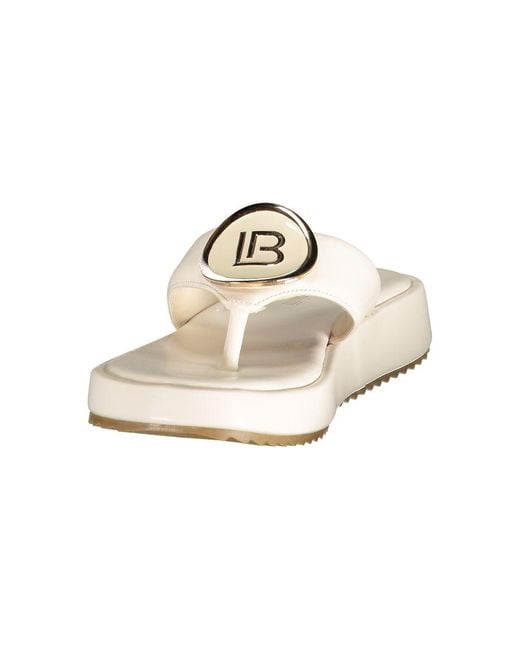 Laura Biagiotti White Polyurethane 's Sandal