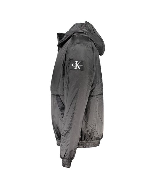 Calvin Klein Gray Polyester Jacket for men
